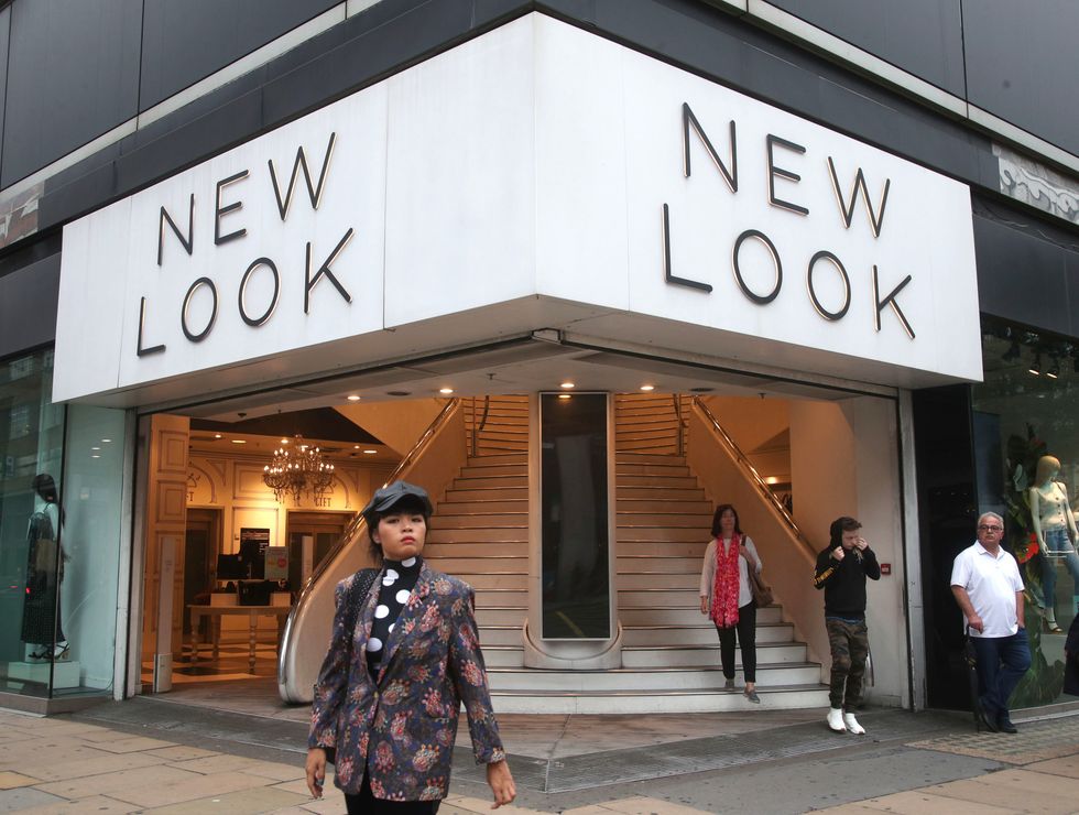 Outside New Look store