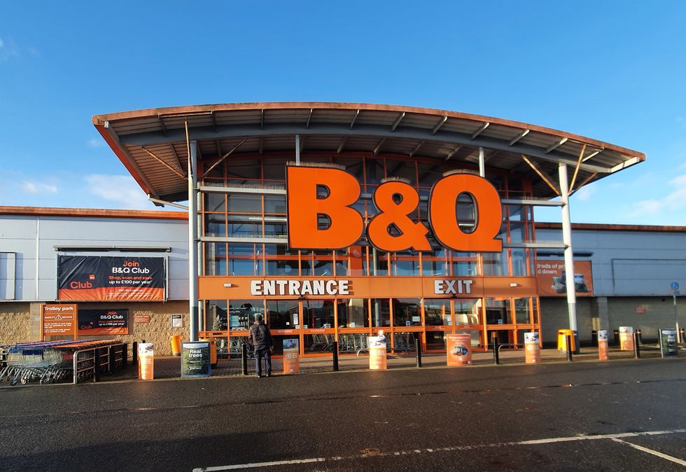 Outside of a B&Q store