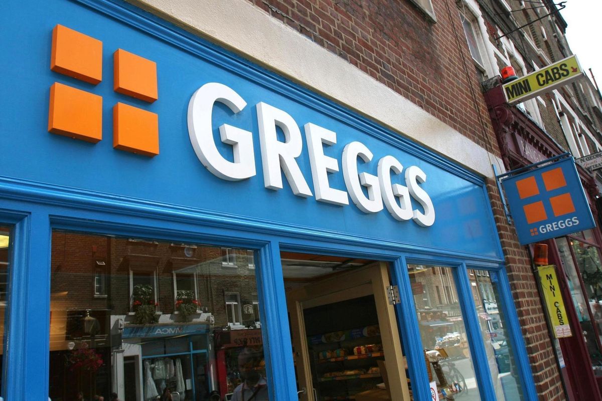 Outside of a Greggs store