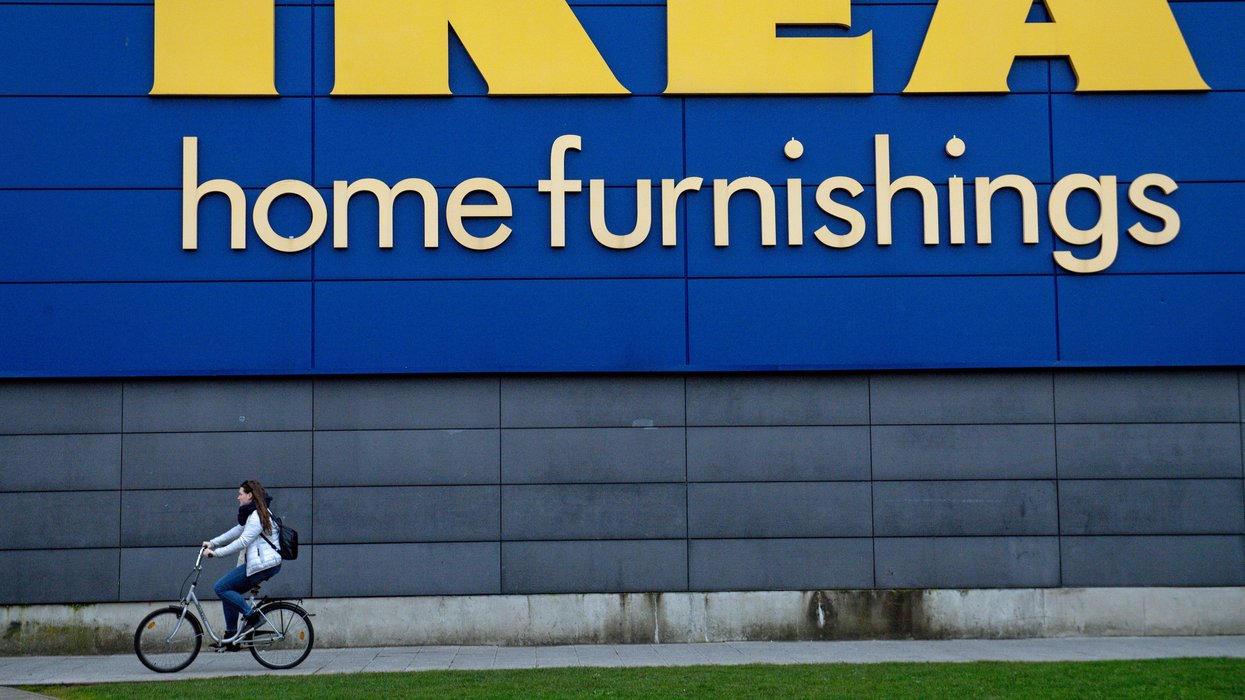 Outside of an Ikea store