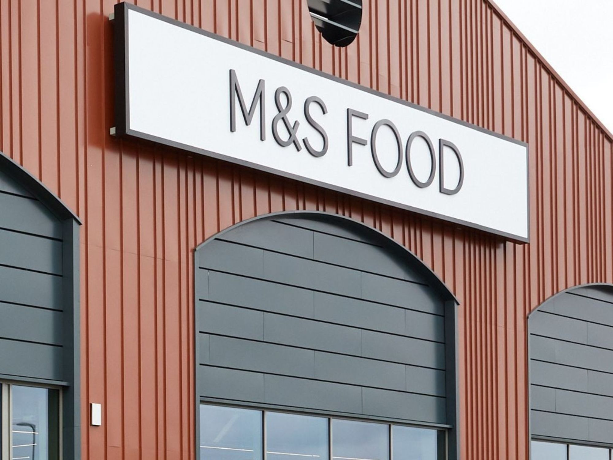 Outside of an M&S foodhall