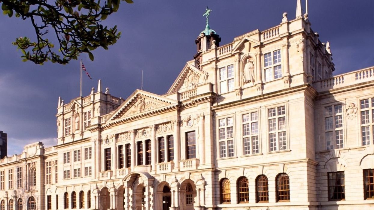 Outside of Cardiff university