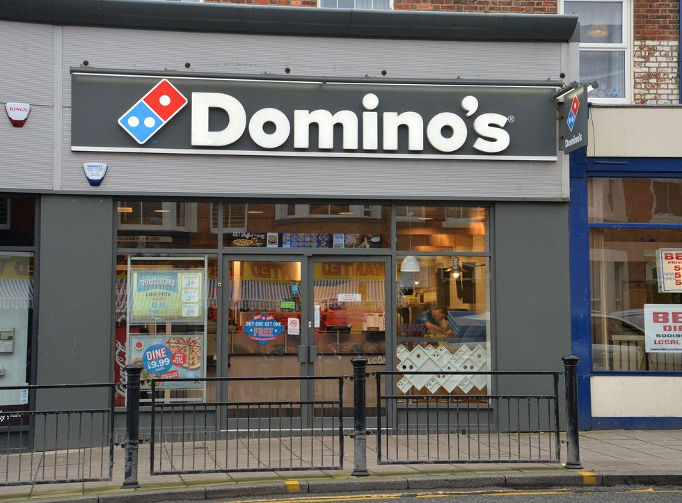 Outside of Domino's Pizza