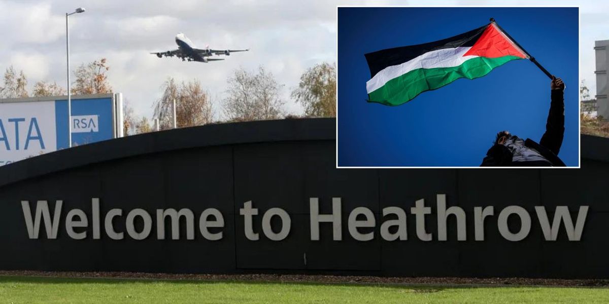 NextImg:Heathrow embroiled in fresh row after staff seen wearing Palestine flag badges