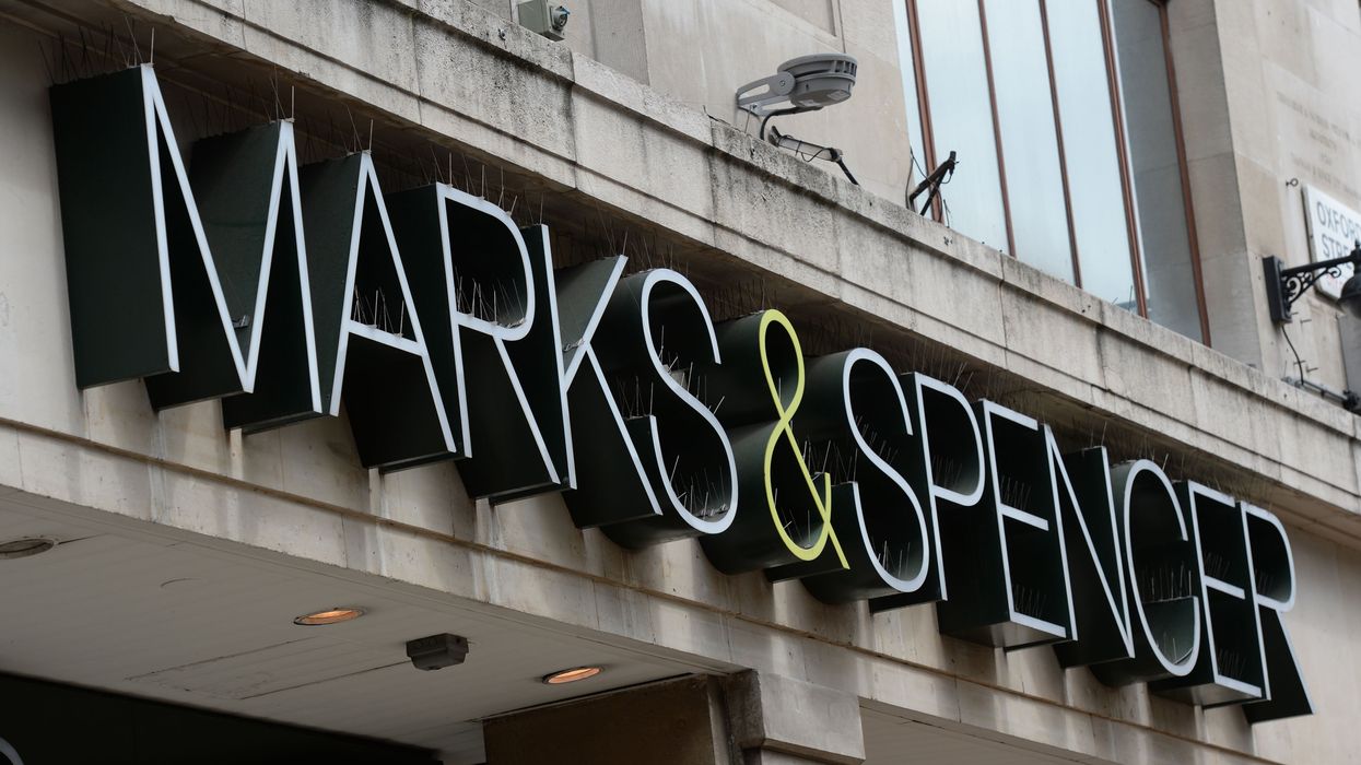 Outside of Marks and Spencer store