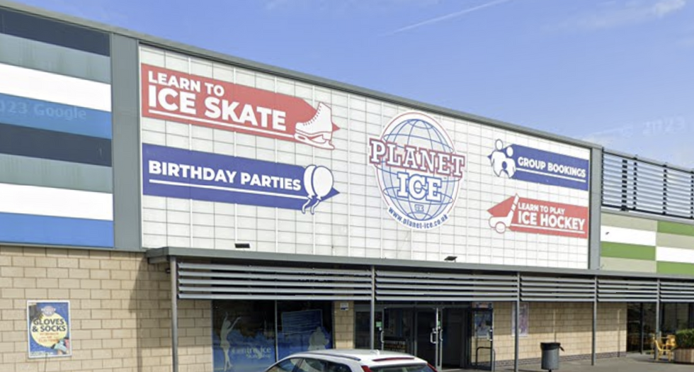 Outside Planet Ice Widnes
