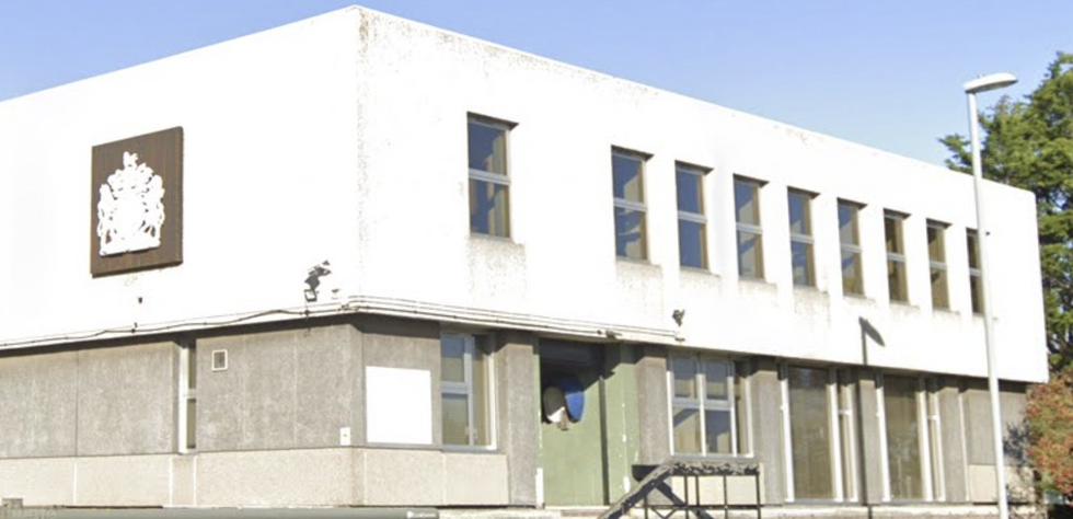 Outside the court