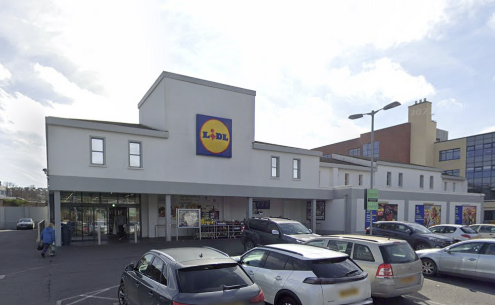 Outside the Lidl