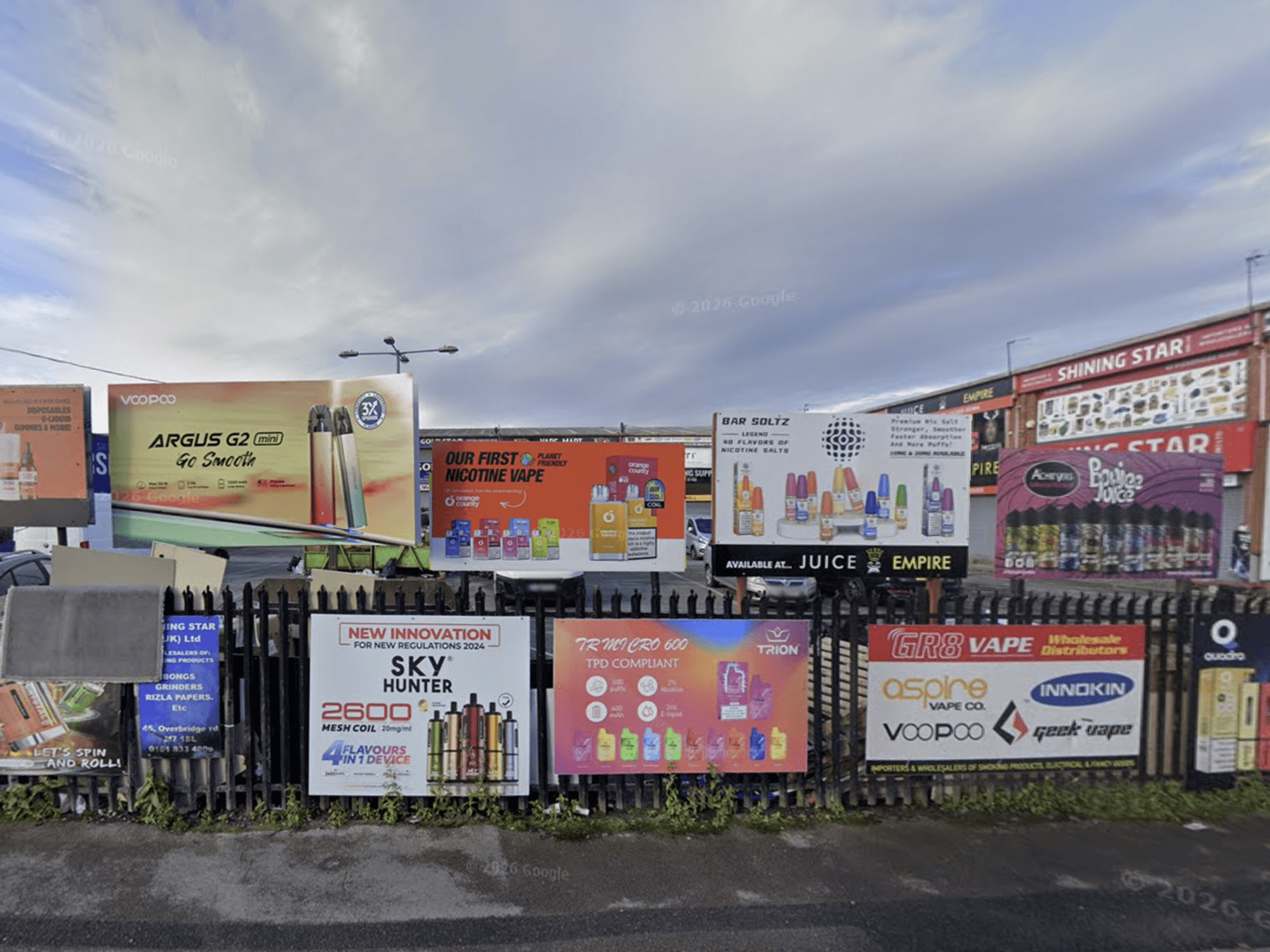 Overbridge Road in Cheetham Hill