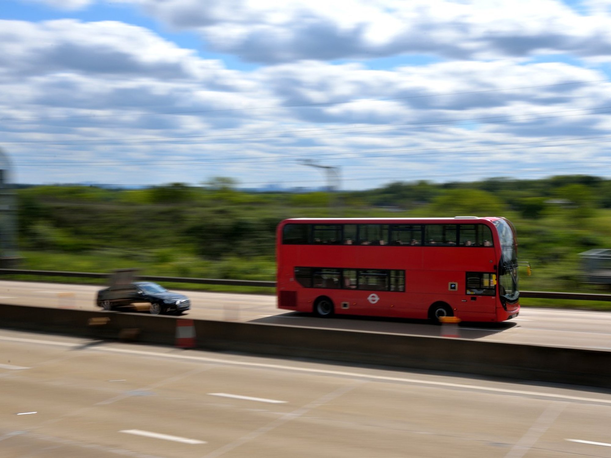 Overtaking bus