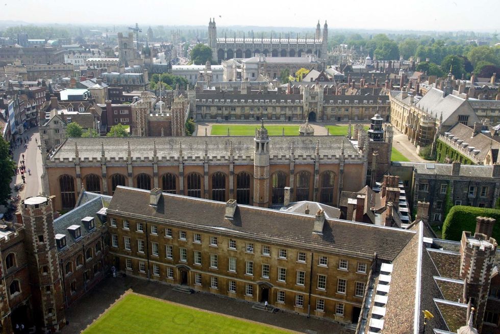 Overview of Cambridge city centre