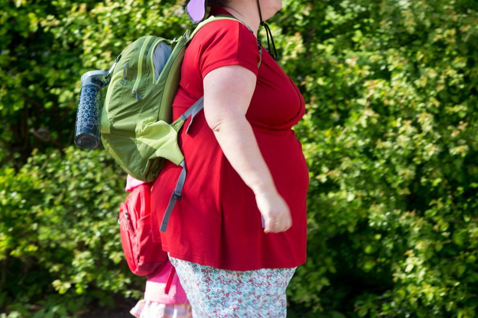 Overweight person