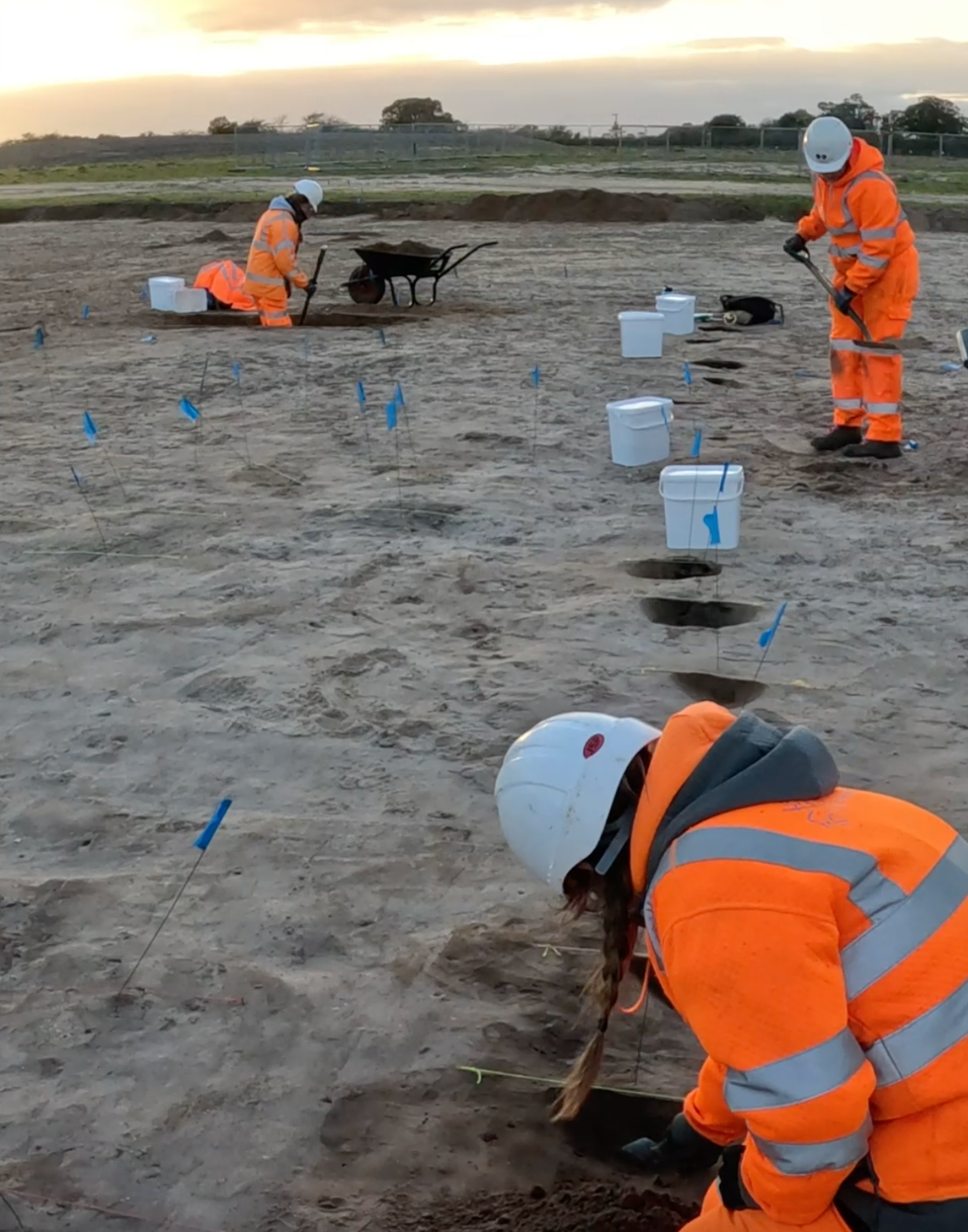 Oxford Cotswold Archaeology team