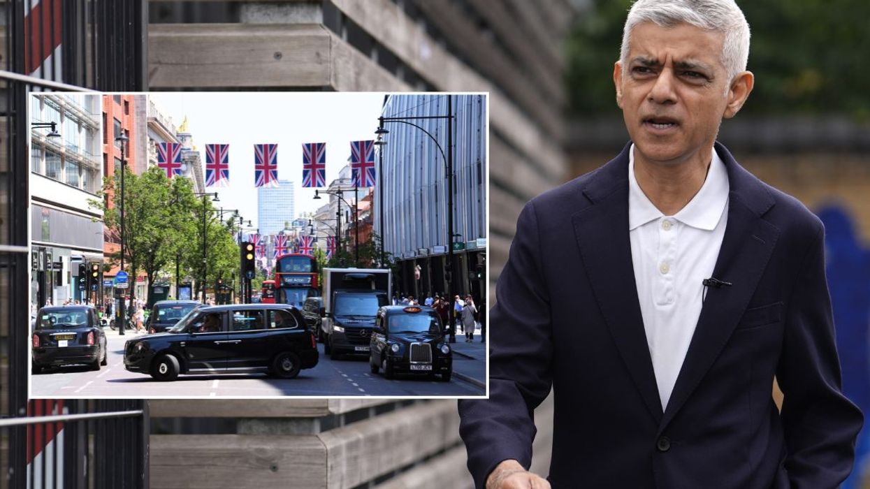 Oxford Street and London Mayor Sadiq Khan
