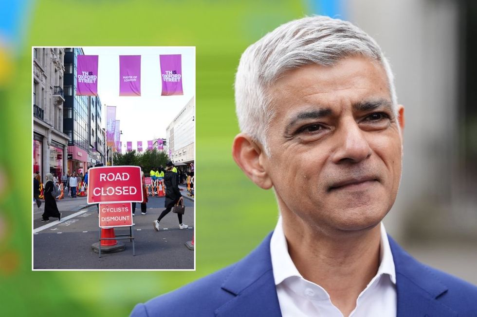Oxford Street traffic-free trial and London Mayor Sadiq Khan