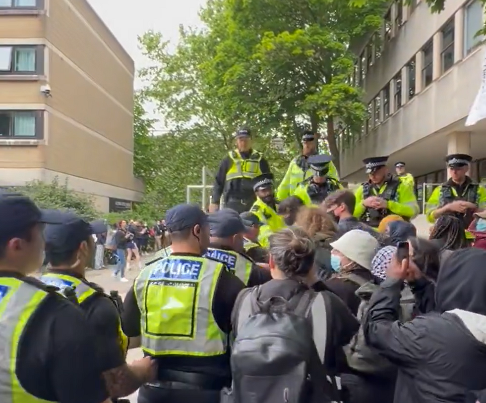 Oxford University offices on LOCKDOWN after pro-Palestinian protesters stage sit-in