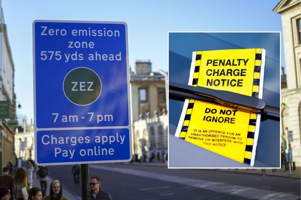 Oxford Zero Emission Zone and a fine
