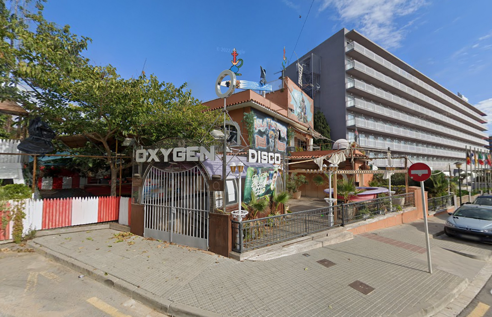 Oxygen nightclub in Calella