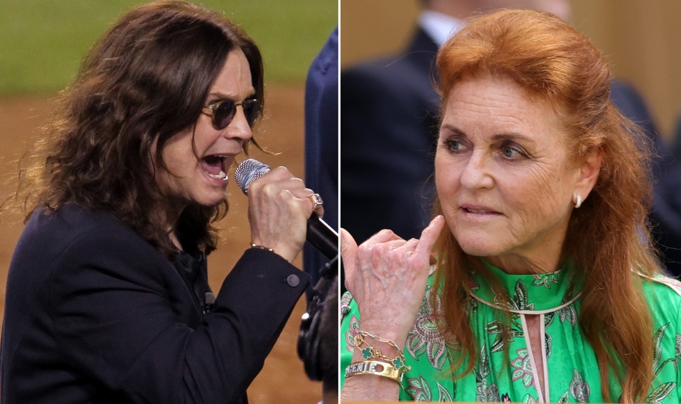 Ozzy Osbourne and Sarah Ferguson