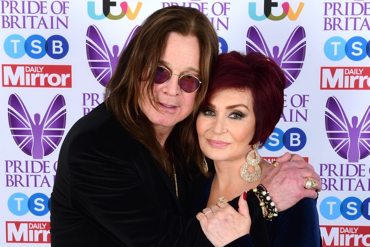 Ozzy Osbourne and Sharon Osbourne