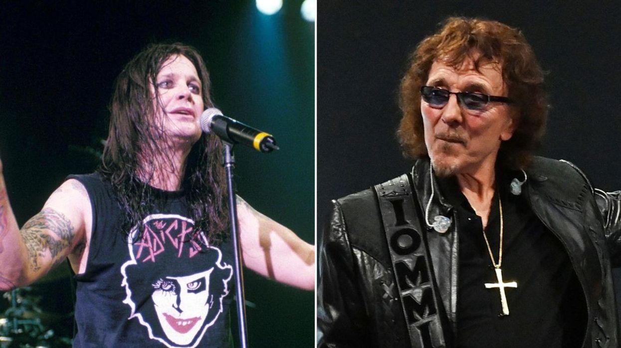 Ozzy Osbourne and Tony Iommi