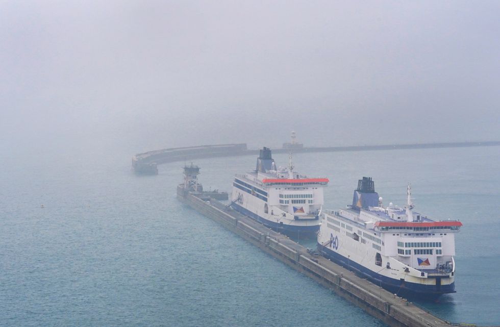 P&O Ferries the Pride of Canterbury (left) and the Pride of Kent (right) moored at the Port of Dover in Kent, as services remain suspended following P&O Ferries sacking 800 workers without notice. Picture date: Tuesday March 29, 2022.