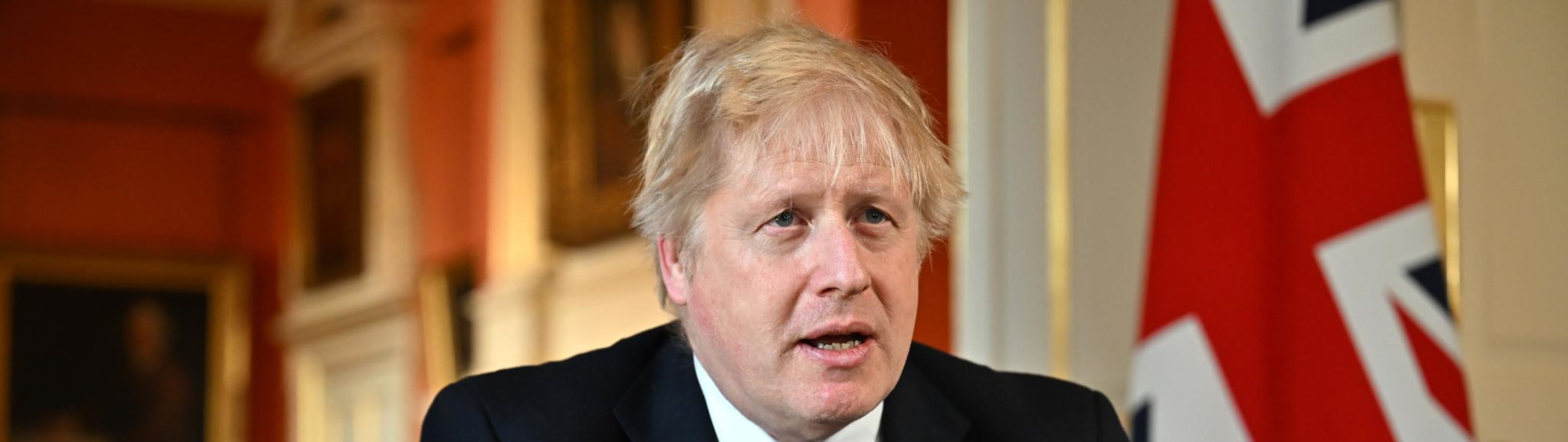 PA REVIEW OF THE YEAR 2022 File photo dated 24/02/22 - Prime Minister Boris Johnson records an address at Downing Street after he chaired an emergency Cobra meeting to discuss the UK response to the crisis in Ukraine in London. Issue date: Tuesday December 20, 2022.