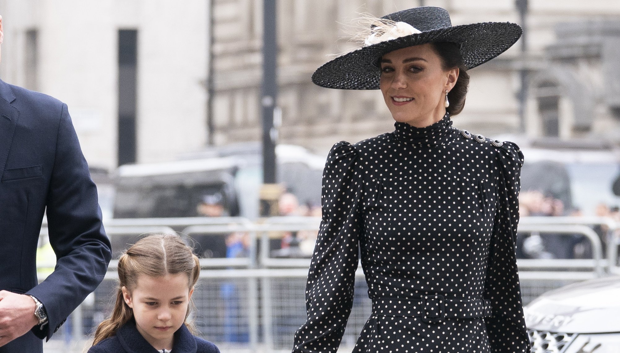 PA REVIEW OF THE YEAR 2022 File photo dated 29/03/22 - The Duchess of Cambridge and Princess Charlotte arriving for a Service of Thanksgiving for the life of the Duke of Edinburgh, at Westminster Abbey in London. Issue date: Tuesday December 20, 2022.