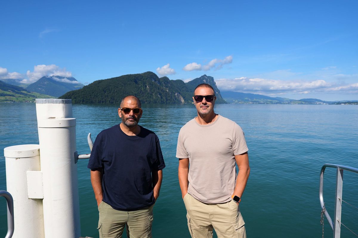 Paddy McGuinnes and Chris Harris