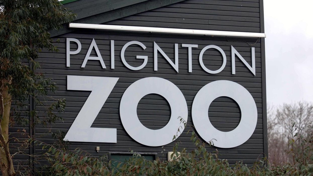 Paignton Zoo sign