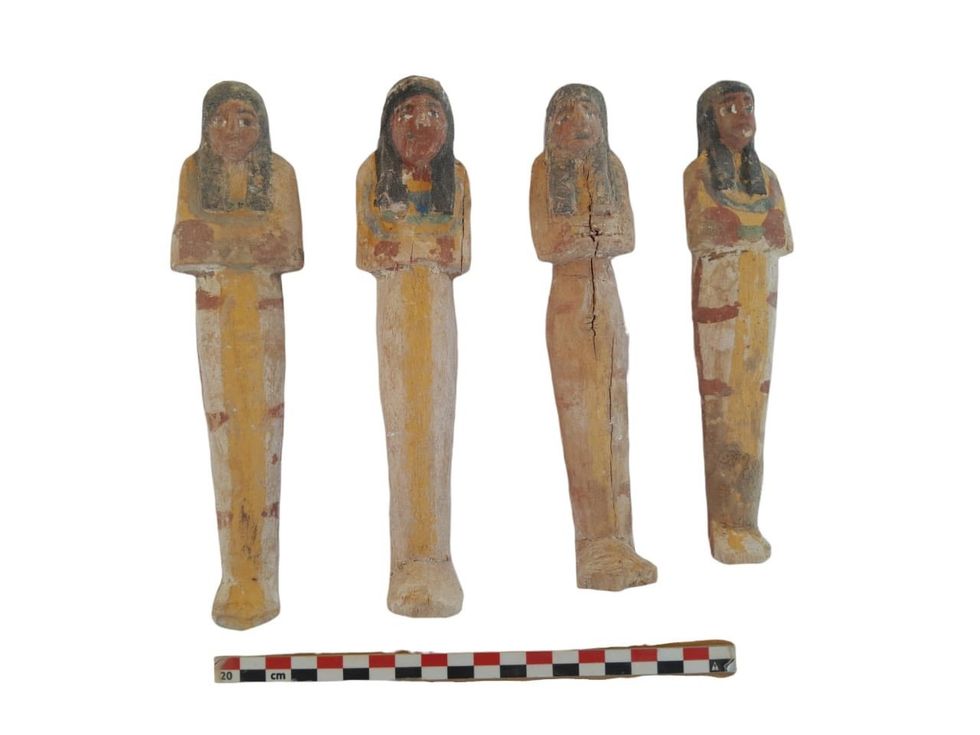 Painted wooden figures