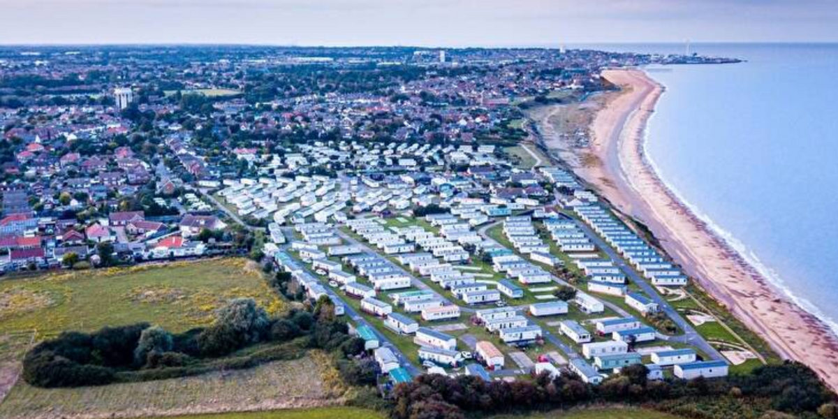 NextImg:Holiday park evacuated after road collapses with caravans left 'dangerously close' to cliff edge