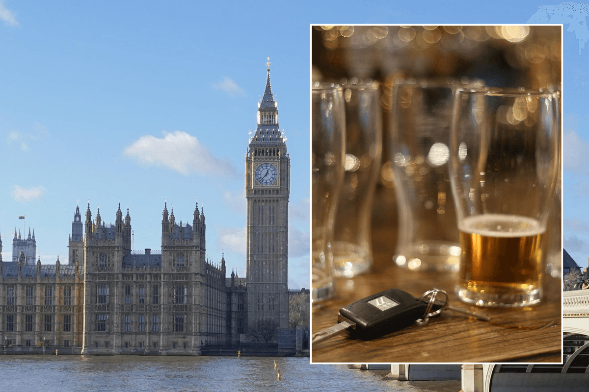 Palace of Westminster; beer (stock)