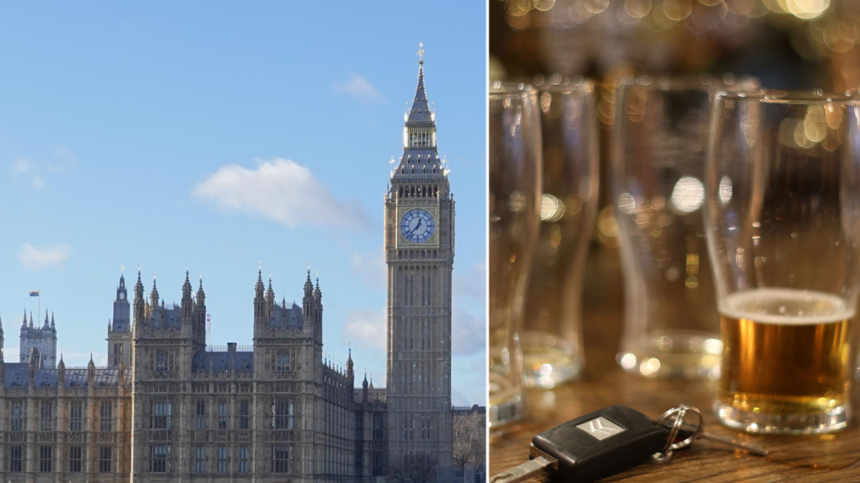 Palace of Westminster; beer (stock)