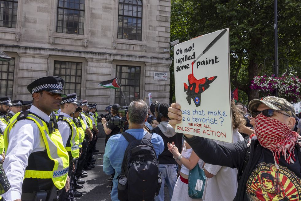Palestine action protest