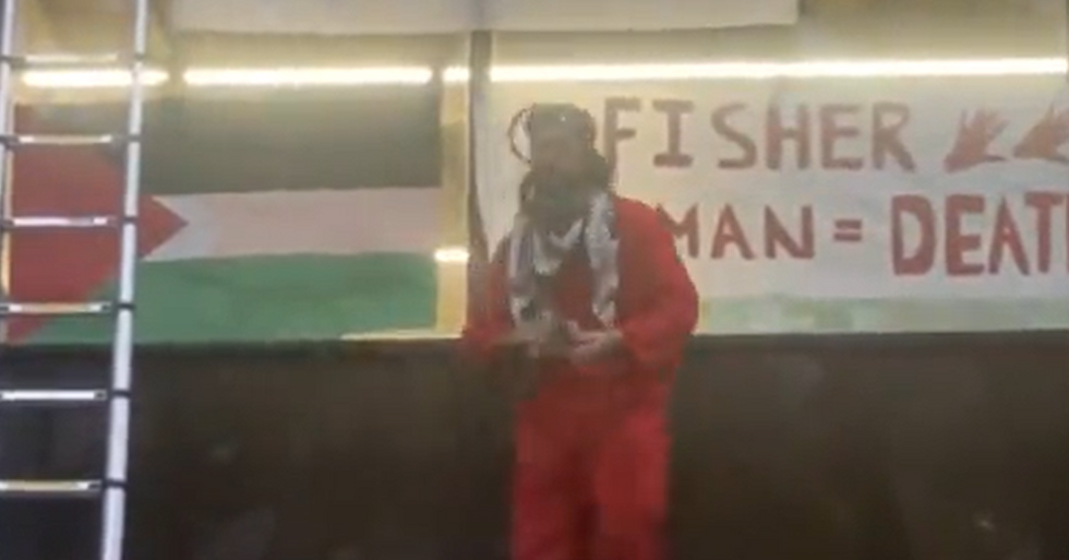 Palestine Action protester