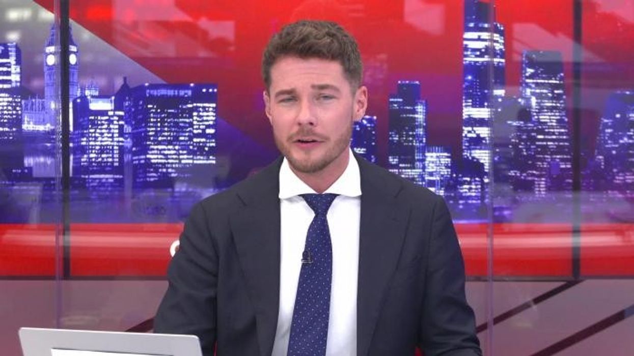 'Thought you were in favour of free speech?!' Palestine Action protesters 'DESCEND' on GB News host as multiple arrests made at protest