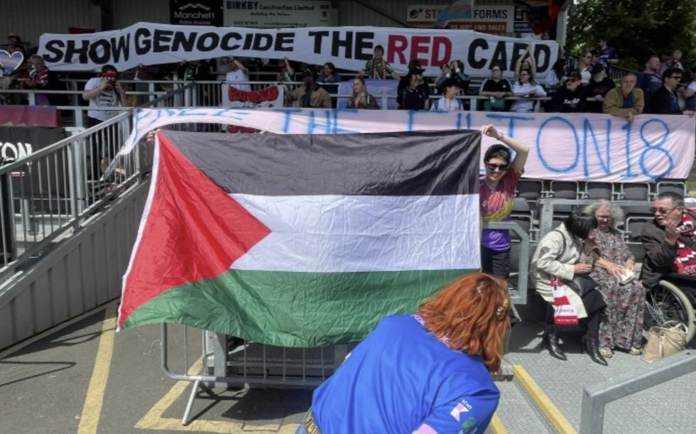 Palestine flags