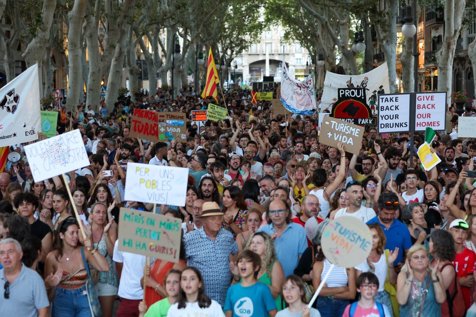 Palma de Mallorca anti-tourism protests