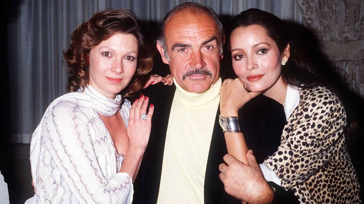 Pamela Salem with Sean Connery and Barbara Carrera