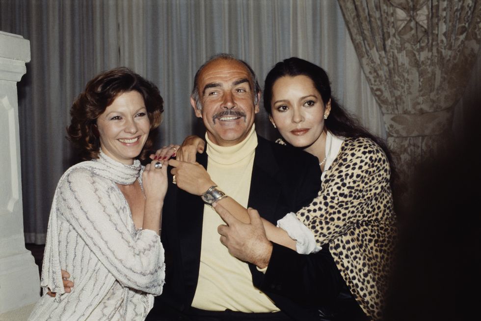 Pamela Salem with Sean Connery and Barbara Carrera