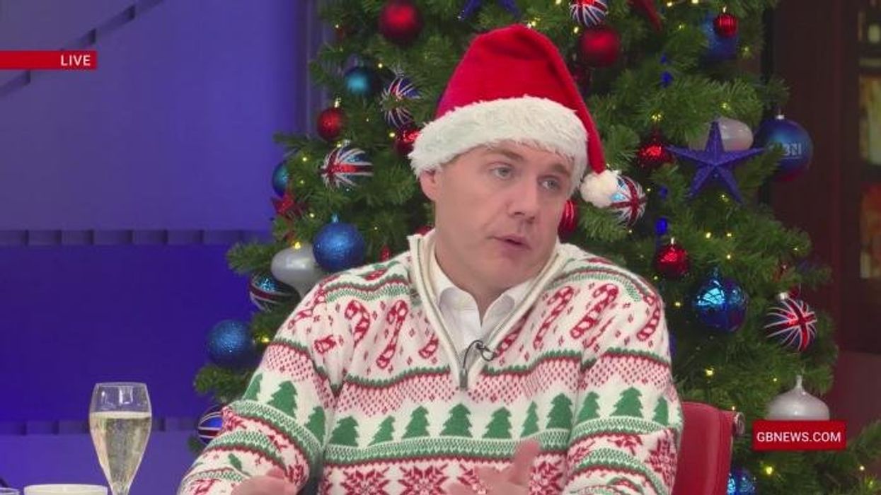 WATCH: Panel left in fits of laughter as they try to film Michelle Dewberry Christmas special