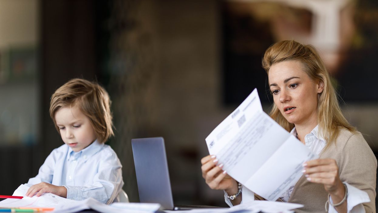 Parent and child in pictures