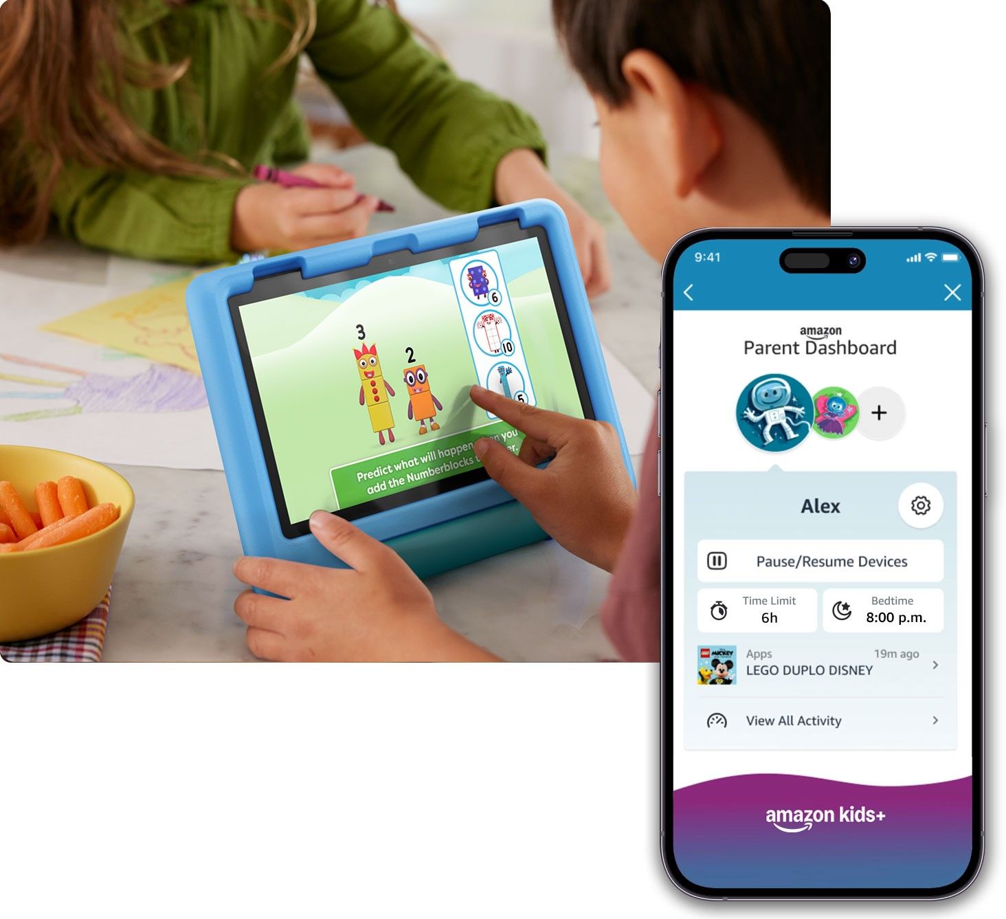 parent controls for the kids tablet
