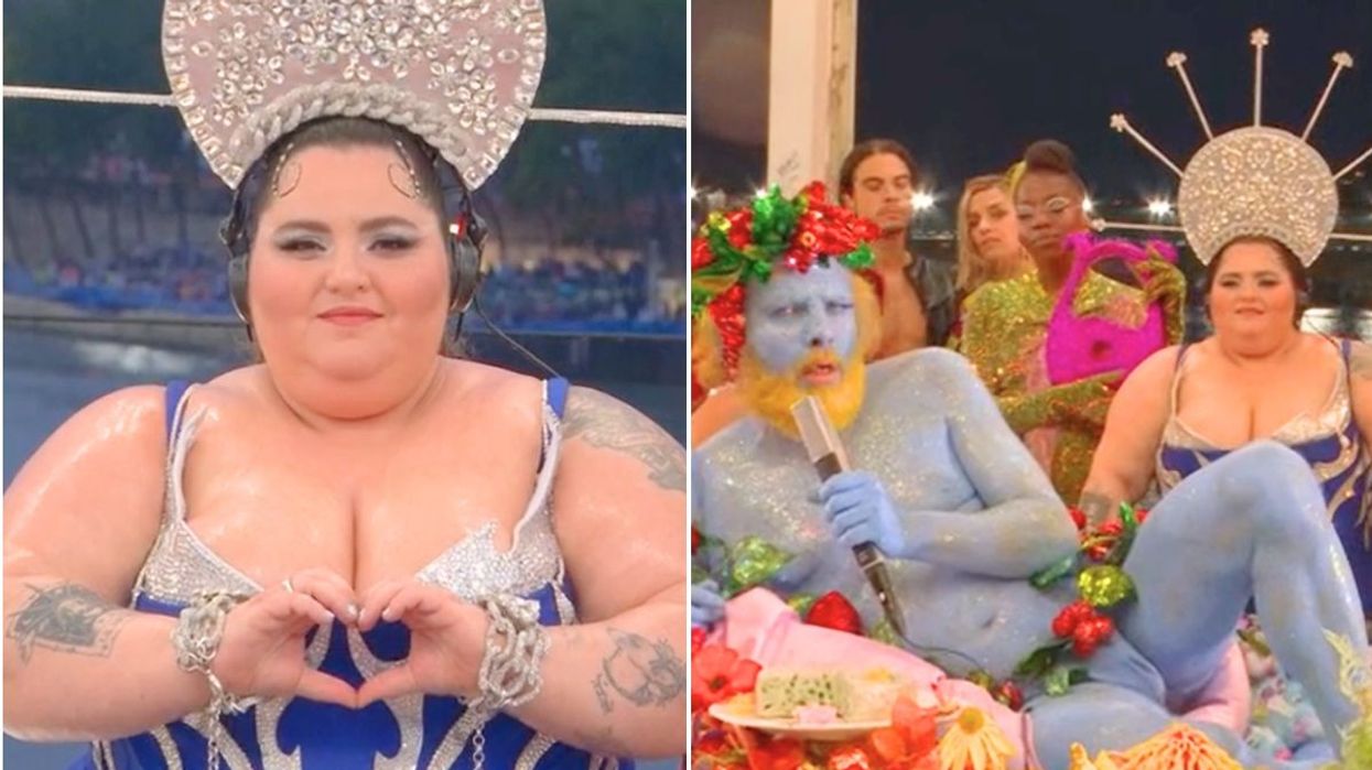 Paris 2024: Barbara Butch from the Last Supper parody