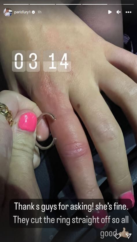 Paris Fury daughter Venezuela