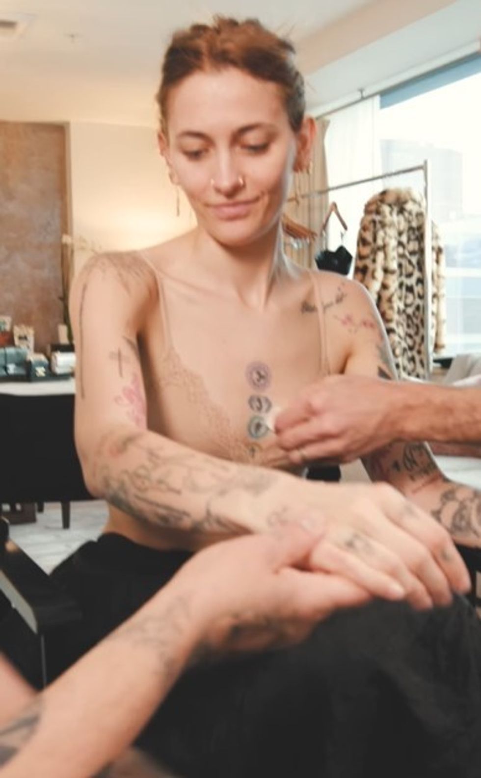 Paris Jackson tattoos