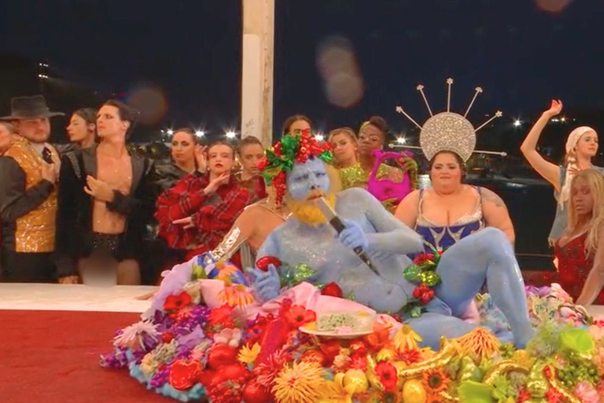 Paris Olympics 2024 opening ceremony: The dancer to the left