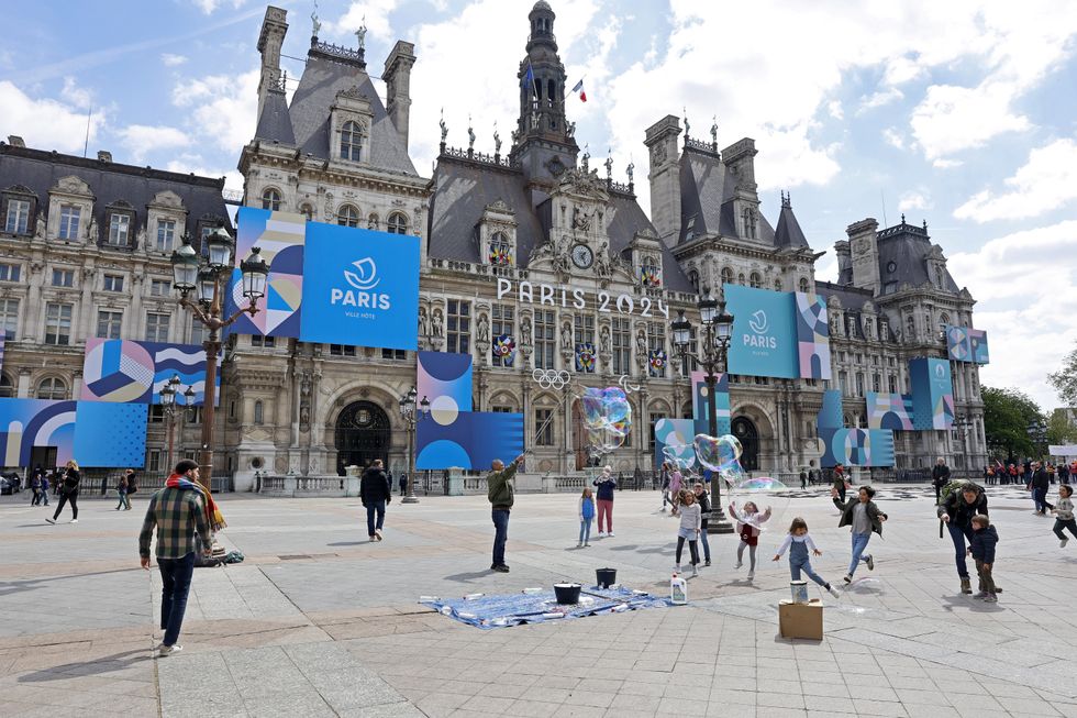 Paris Olympics decorations