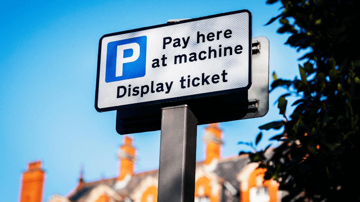 Parking display sign
